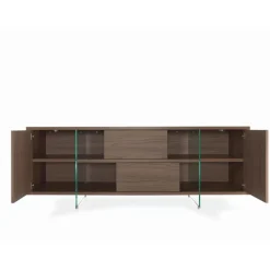 Madison, Madia In Legno Con Ante Battenti E Scorrevoli