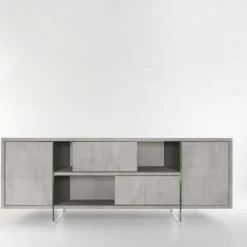 Madison, Madia In Legno Con Ante Battenti E Scorrevoli