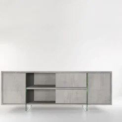 Madison, Madia In Legno Con Ante Battenti E Scorrevoli