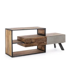 Manchester Mobile Porta Televisione 2 Cassetti