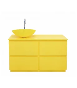 Mobile Bagno Margherita Giallo