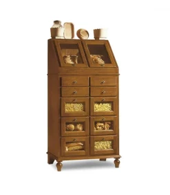 Mobile Dispensa In Legno Tinto Noce