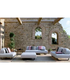 Modulo Santa Fe, Accessoriabile Di Cuscini.