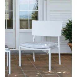 Mogan Pb Poltrona In Acciaio Zincato