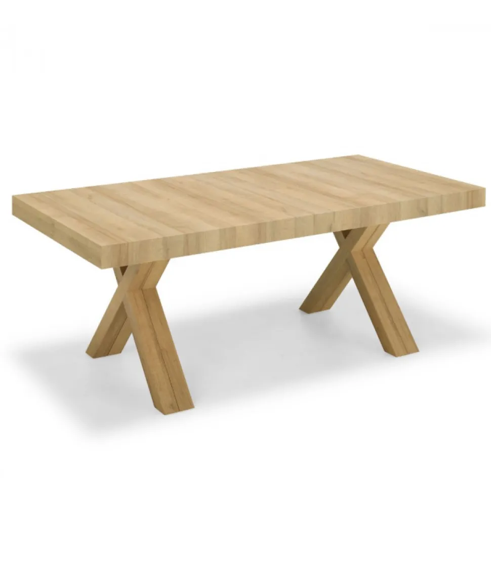 Monaco - Tavolo Allungabile Fino A 500 Cm Grazie Alla Scorrevolezza Estrema Delle Guide Brevettate