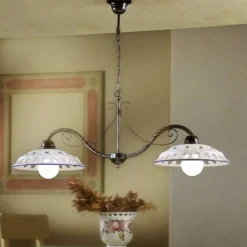 Napoli Sospensione, Con Fili Di Diversi Colori Sul Paraluce