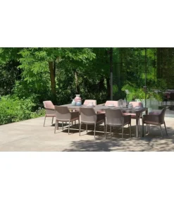 Net Relax Shell Poltrona Con Braccioli Per Interni Ed Esterni E Cuscineria