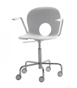 Olivia, Poltroncina Girevole Su Ruote Altezza Regolabile Di Rexite