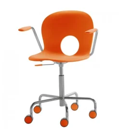 Olivia, Poltroncina Girevole Su Ruote Altezza Regolabile Di Rexite