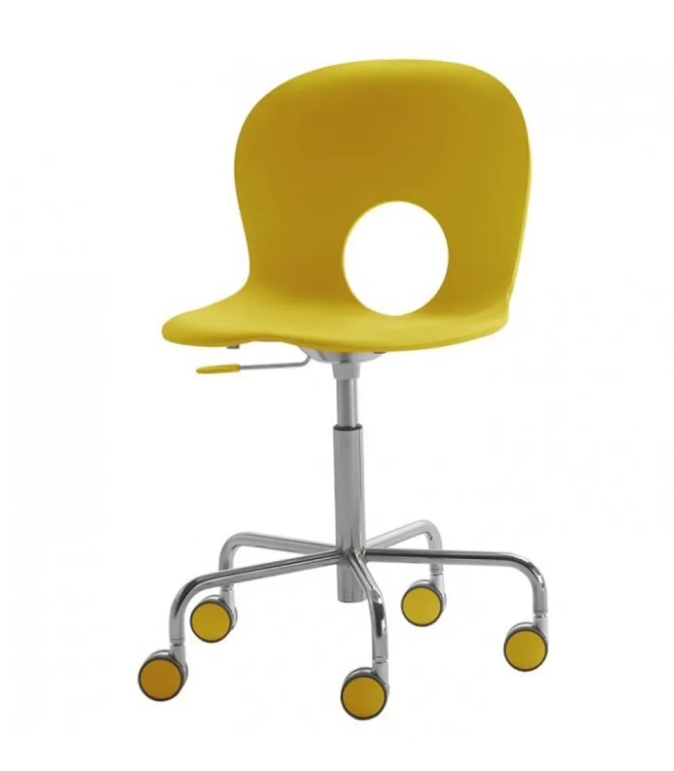 Olivia, Sedia Girevole Su Ruote Altezza Regolabile Di Rexite