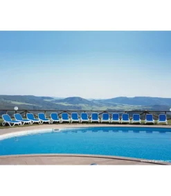 Omega, Lettino Prendisole In Polipropilene E Tessuto