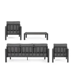 Otavio Set 4 Pezzi Salotto