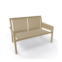 Panca 2 Posti Impilabile In Tecnopolimero Modello Minush Sofa