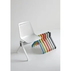 Panca Attesa Akami Pg Gambe In Metallo E Seduta Confortevole