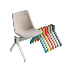 Panca Attesa Akami Pg Gambe In Metallo E Seduta Confortevole