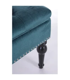 Panca Contenitore Bernard Blu Pavone