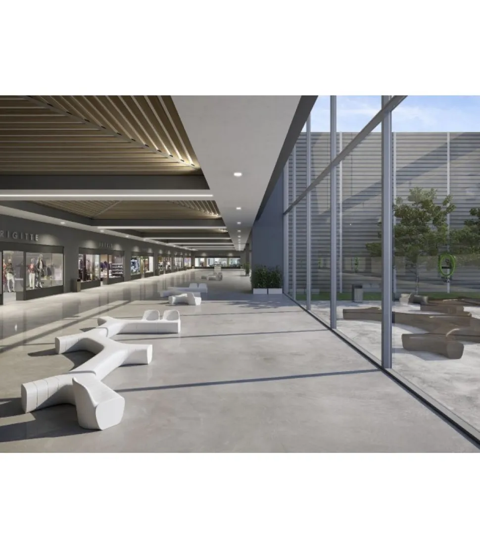 Panca Jetlag Di Plust, Realizzata Interamente In Italia In Polietilene Per L'Outdoor.