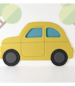 Pannello Imbottito Car, Decorazione O Testiera Per Camere Da Ragazzi