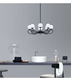 Papillon, Lampadario A 8 Luci