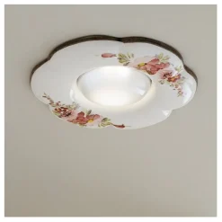 Pescara Faretto Ad Incasso, Decorata Con Fantasie Stile Classico
