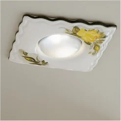 Pescara Faretto Ad Incasso, Decorata Con Fantasie Stile Classico