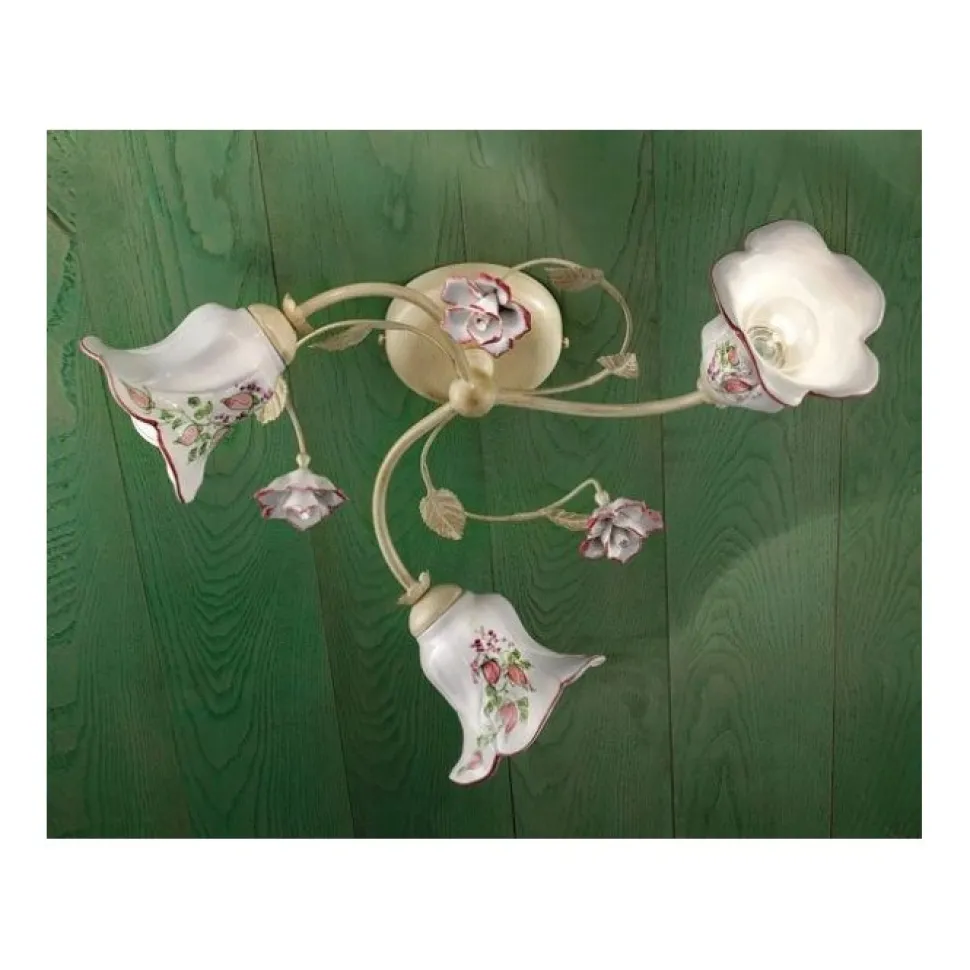 Pisa Plafoniera, Decorata Con Fantasie Stile Classico