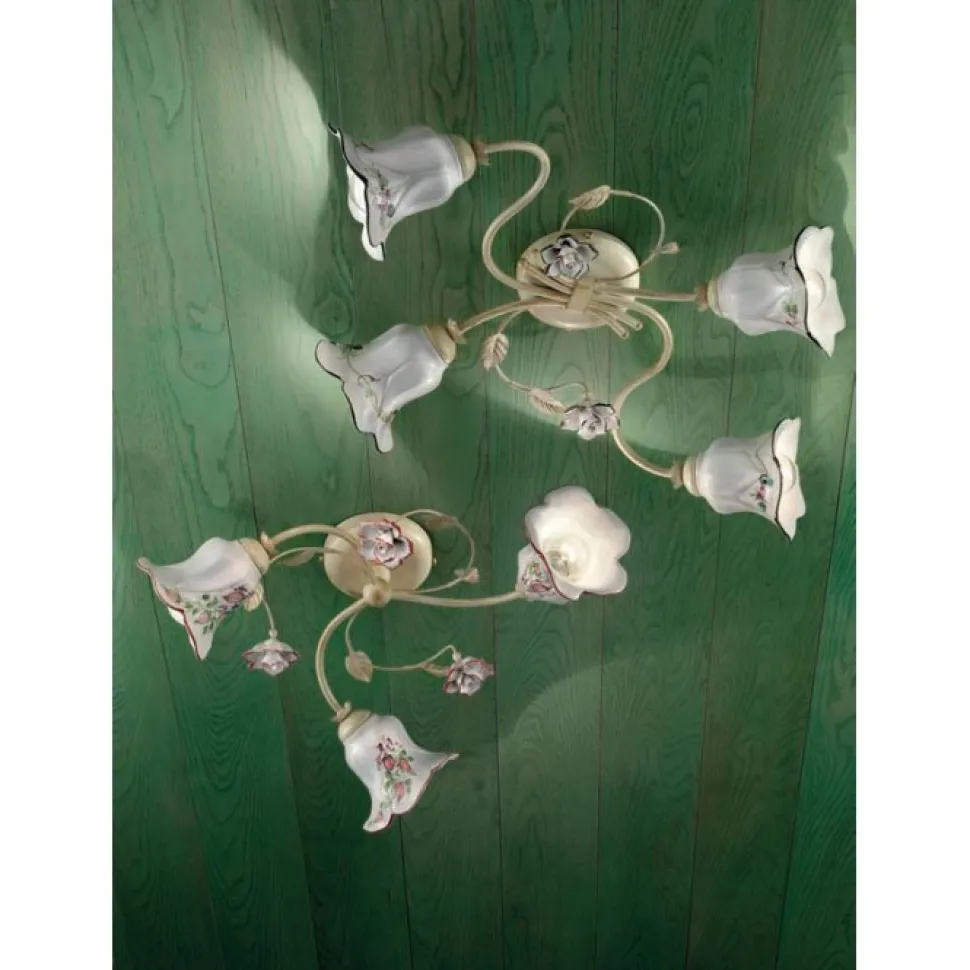 Pisa Plafoniera, Decorata Con Fantasie Stile Classico