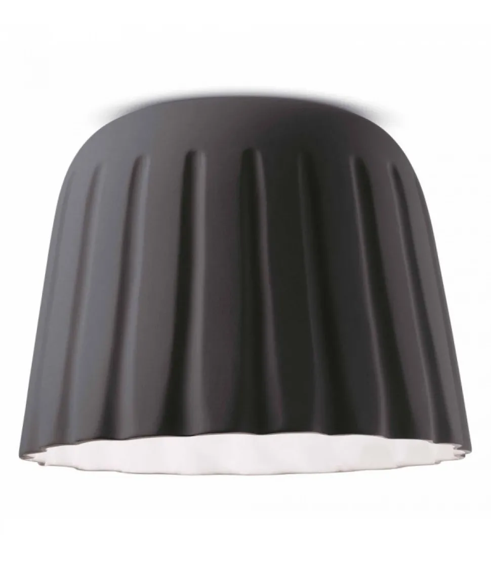 Plafoniera Conway Di Ferroluce. Supporta Una Lampadina Con Presa E27 Da Massimo 53W.