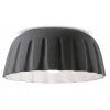 Plafoniera Conway Di Ferroluce, In Ceramica Smaltata, Made In Italy.