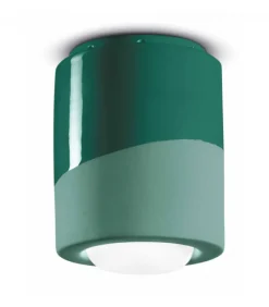 Plafoniera Crestwood L, Progettata E Realizzata In Italia Da Ferroluce.