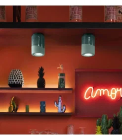 Plafoniera Crestwood L, Progettata E Realizzata In Italia Da Ferroluce.