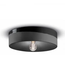 Plafoniera Glenview Di Ferroluce, In Ceramica Smaltata Bicolore Tono Su Tono O Con Fantasie.