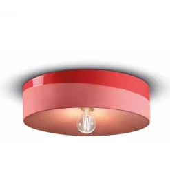 Plafoniera Glenview Di Ferroluce, In Ceramica Smaltata Bicolore Tono Su Tono O Con Fantasie.