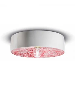 Plafoniera Glenview Di Ferroluce, In Ceramica Smaltata Bicolore Tono Su Tono O Con Fantasie.