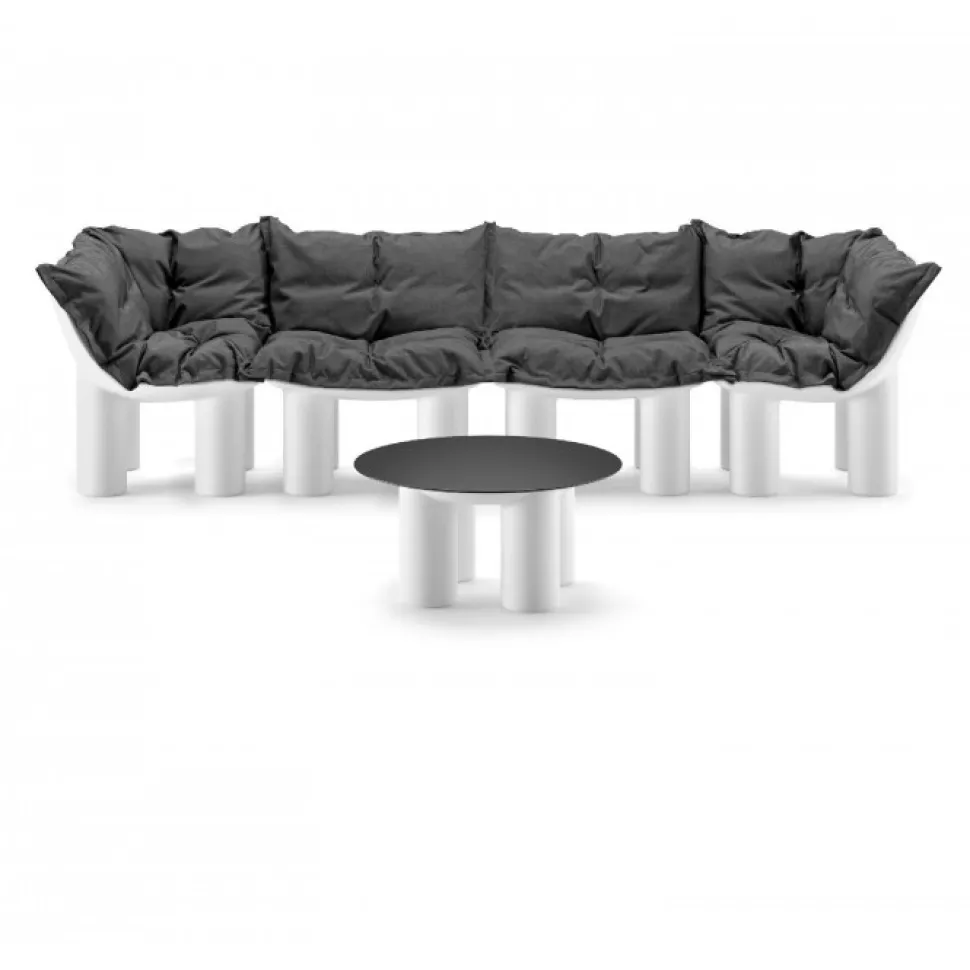 Poltrona Angolare Atene Corner Di Plust, Realizzata In Polipropilene E Cerificata Da Catas.