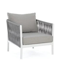 Poltrona Con Cuscino Florencia Bianco Wg20