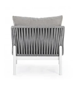 Poltrona Con Cuscino Florencia Bianco Wg20