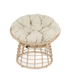 Poltrona Con Cuscino Molly Naturale