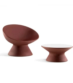 Poltrona Da Giardino, Accessoriabile Di Luce A Led, Cuscino E Kit Di Fissaggio A Terra.