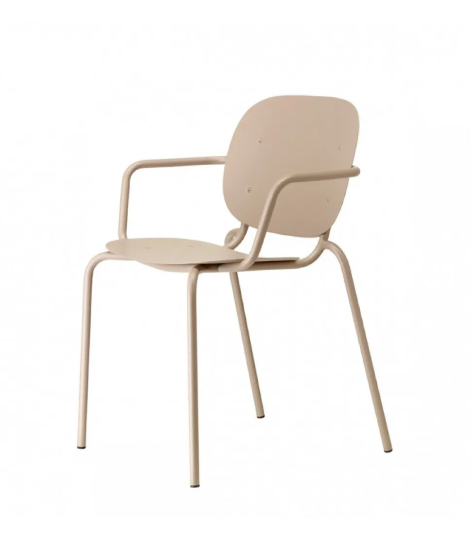 Poltrona Da Giardino Si-Si Di Scab, Realizzata Interamente In Italia In Acciaio Zincato E Verniciato.