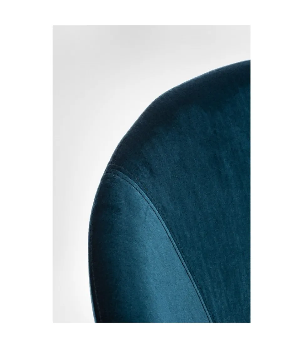 Poltrona Dondolo Annika Blu Pavone