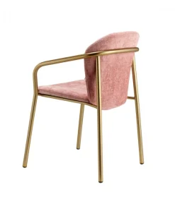 Poltrona Finn 2892 Di Scab, Imbottita Con Struttura In Tubo Di Acciaio Verniciato.