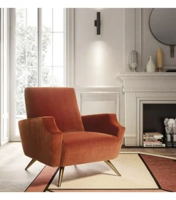 Poltrona Imbottita Sfoderabile Con Moltissimi Tessuti