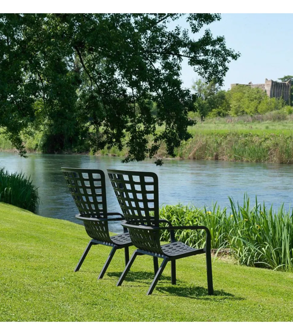 Poltrona Reclinabile In Polipropilene Colorato