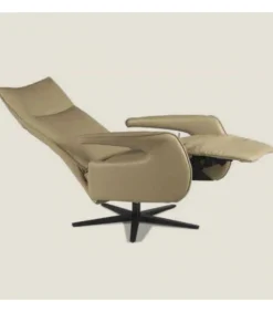 Poltrona Relax Aida Di Il Benessere: Imbottita In Poliuretano E Rivestita In Pelle O In Tessuto.
