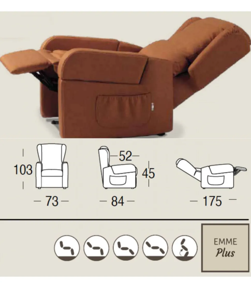 Poltrona Relax Dora Di Il Benessere: Dispositivo Medico Memory Foam Per Il Massimo Comfort.