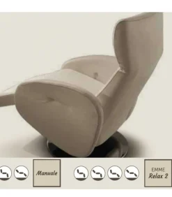 Poltrona Relax Girevole Champion Di Il Benessere - Comfort E Stile Made In Italy.