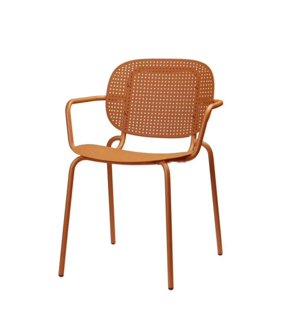 Poltrona Si-Si Dots 2504 Di Scab, Adatta All'Utilizzo Outdoor, Certificata Da Catas. Made In Italy.