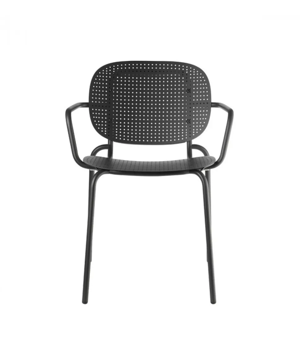 Poltrona Si-Si Dots 2504 Di Scab, Adatta All'Utilizzo Outdoor, Certificata Da Catas. Made In Italy.