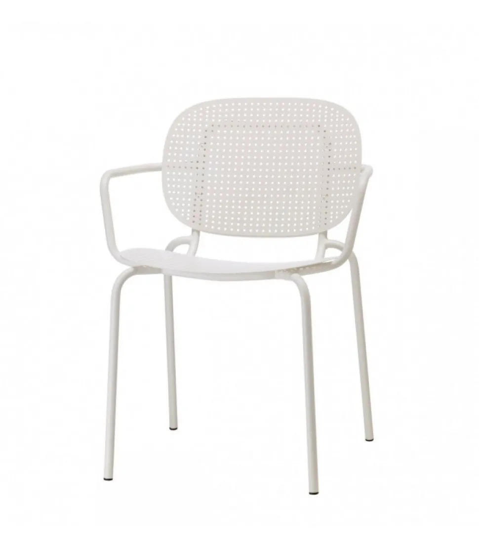 Poltrona Si-Si Dots 2504 Di Scab, Adatta All'Utilizzo Outdoor, Certificata Da Catas. Made In Italy.